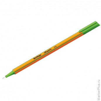 Ручка капиллярная Berlingo "Rapido" светло-зеленая, 0,4мм, трехгранная, 12 шт/в уп