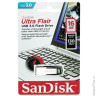Флэш-диск 16 GB, SANDISK Ultra Flair, USB 3.0, серебристый, SDCZ73-016G-G46