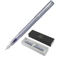 Ручка перьевая Parker Vector XL 2159750, корп.серебр., тонкая,  в подар.уп