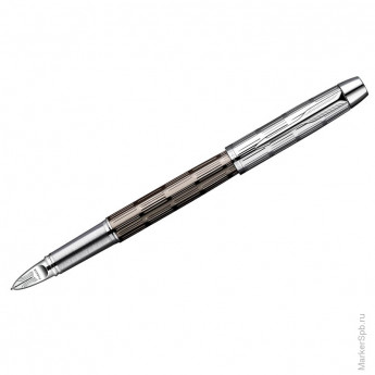Ручка Пятый пишущий узел "IM Premium Twin Metal Chiselled CT" черная, 0,8мм, подар. уп.