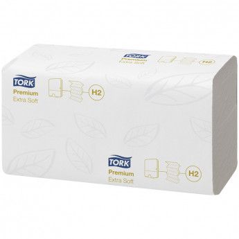 Полотенца бумажные лист. Tork "Premium" (Multifold) soft (Н2), 2-х слойн., 100л/пач, 21,2*34, белые 21 шт/в уп
