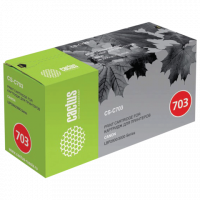 Картридж лазерный CACTUS (CS-C703) для CANON LBP-2900/3000, ресурс 2000 стр.