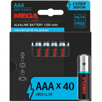 Батарейки Promega AAA/LR03 бл/40шт 