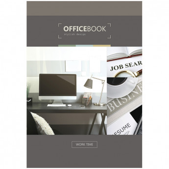 Бизнес-блокнот А5 80л. ЛАЙТ OfficeSpace "Офис. Officebook", глянцевая ламинация