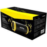 Колонка портативная Smartbuy Tuber MK2, 2*3W, Bluetooth, FM, 1500 мА*ч, до 8 часов работы, желтый, черный