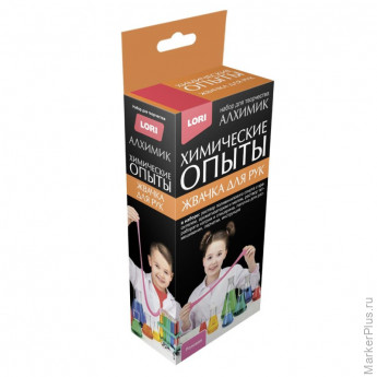 Набор химических опытов Жвачка для рук Розовая, Оп-089