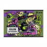 Альбом для рисования 16л., А4, на скрепке BG "Монстр-пати", ассорти