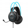 Гарнитура A4Tech Fstyler (FH200U BLUE) серый/синий 2м накладные USB