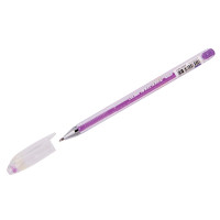 Ручка гелевая Crown "Hi-Jell Pastel" фиолетовая пастель, 0,8мм, 12 шт/в уп