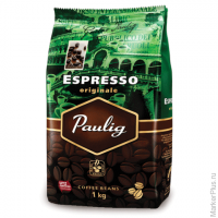 Кофе в зернах PAULIG (Паулиг) "Espresso Originale", натуральный, 1 кг, вакуумная упаковка, 16278