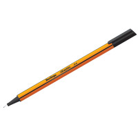 Ручка капиллярная Berlingo "Rapido" черная, 0,4мм, трехгранная 12 шт/в уп