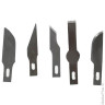 Инструмент для моделирования "Нож цанговый", 6 лезвий в комплекте, металлический корпус, ЗВЕЗДА, 110