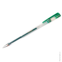 Ручка гелевая "OfficeSpace" зеленая, 1мм 5 шт/в уп
