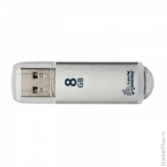 Флеш-память Smartbuy 8GB V-Cut Silver