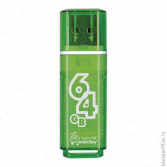 Флеш-память Smartbuy 64GB Glossy series Green Флеш-память Smartbuy 64GB Glossy series Green