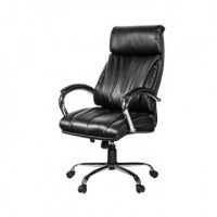 Кресло BN_Dp_Руководителя EChair-516 RT рецикл.кожа черная,