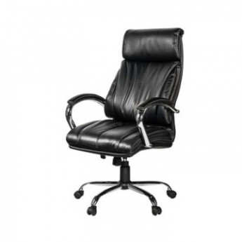 Кресло BN_Dp_Руководителя EChair-516 RT рецикл.кожа черная,