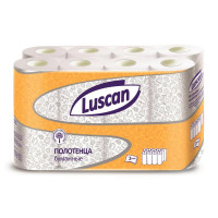 Полотенца бумажные LUSCAN 2-сл.,с тиснением, 8рул./уп