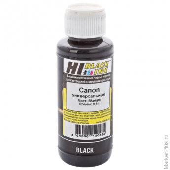 Чернила CANON универсальные, черные, 0,1л HI-BLACK pigm, совместимые, 150701095U