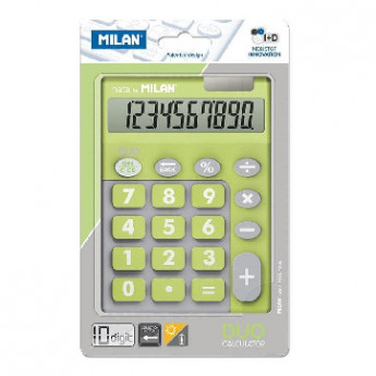 Калькулятор Milan 10-разряд, в чехле, двойное питание, салатов.150610TDGRBL