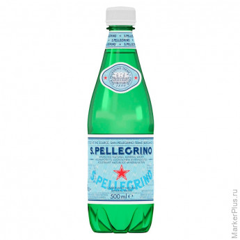 Вода минеральная San Pellegrino питьевая газ ПЭТ 0,5 л