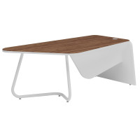 Стол Linkor правый с проводником д.чарл/бел 147S003