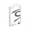 Кабель Deppa Ceramic USB - micro USB, 1м, серый