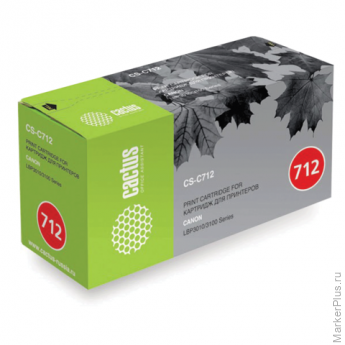 Картридж лазерный CACTUS (CS-C712S) для CANON LBP-3010/3100, ресурс 1500 страниц Картридж лазерный CACTUS (CS-C712S) для CANON LBP-3010/3100, ресурс 1500 страниц