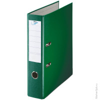 Папка-регистратор OfficeSpace 70мм, бумвинил, с карманом на корешке, зеленая