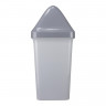 Контейнер для мусора Luscan Swing серый, 50л