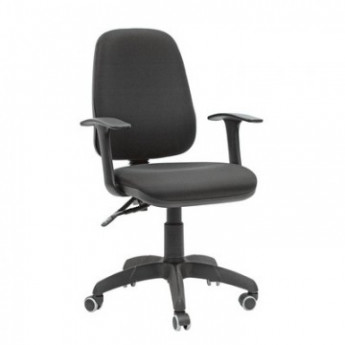 Кресло VT_CH661 пластик, ткань черная 30-21 (15-21)