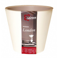 Горшок для цветов London D 160 мм, 1,6 л Сливочный ING6204СЛ