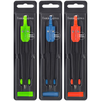 Циркуль Faber-Castell 'School&College', пластиковый футляр, Ассорти, ассорти