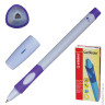 Ручка шариковая STABILO "Left Right", для левшей, корпус лавандовый, толщина письма 0,45 мм, синяя, 6318/6-10-41