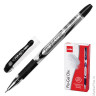Ручка гелевая CELLO "Flo Gel", корпус непрозрачный, игольчатый пишущий узел 0,5 мм, резиновый держатель, черная, 306265010/к 5 шт/в уп