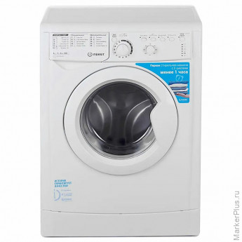 Стиральная машина INDESIT EWSB 5085 CIS, 800 об/мин, 5 кг, фронтальная загрузка, 16 программ, белая, 869991565300