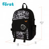 Рюкзак Först F-City "Street Beat" 43,5*28*16см, 1 отделение, 5 карманов, уплотненная спинка