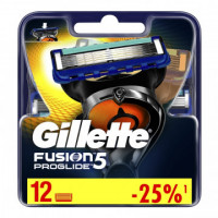 Сменные кассеты для бритья Gillette FUSION ProGlide 12шт