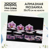 Алмазная мозаика ТРИ СОВЫ "Орхидеи", 50*70см, холст, картонная коробка с пластиковой ручкой Алмазная мозаика ТРИ СОВЫ "Орхидеи", 50*70см, холст, картонная коробка с пластиковой ручкой