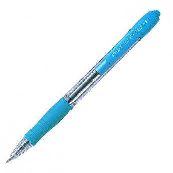 Ручка шариковая BPGP-10R-F SL SUPER GRIP голубого цвета