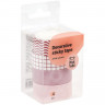 Набор клейких декоративных лент MESHU 'Pink waves', 4шт
