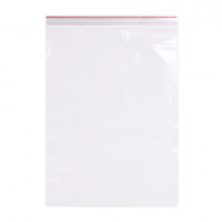Пакеты ZIP LOCK "зиплок" СВЕРХПРОЧНЫЕ, комплект 100 шт., 30х40 см, ПВД, 100 мкм, BRAUBERG EXTRA, 608184