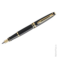 Ручка перьевая "Expert Black Lacquer GT" 0,8мм, подар.уп.