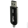 Флэш-диск 32 GB, SILICON POWER 322, USB 2.0, черный, SP32GBUF2322V1K