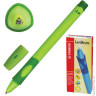 Ручка шариковая с грипом STABILO "Left Right", СИНЯЯ, для правшей, корпус зеленый, узел 0,8 мм, линия письма 0,4 мм, 6328/2-10-41