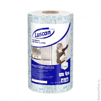 Салфетки хозяйственные Luscan нетк.пол с рисунком 25х30см 45г/м2100л/рул