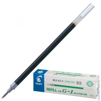 Стержень гелевый PILOT BLS-G1-5, 128 мм, евронаконечник, 0,3 мм, к ручке 141839, зеленый