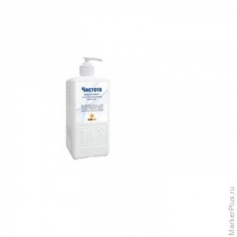 Дезинфицирующее мыло Чистота 1,0 л (с дозатором)