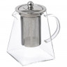 Чайник заварочный AROMA, объем 1 л, из боросиликатного стекла,105039