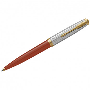Ручка шариковая Parker '51 Rage Red GT' черная, 1,0мм, поворот., подарочная упаковка